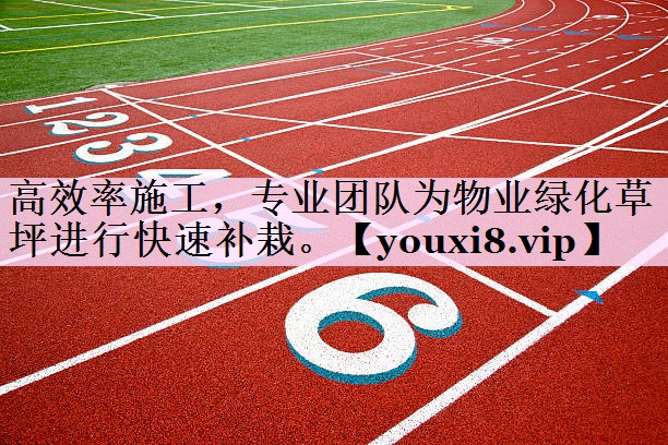 高效率施工，专业团队为物业绿化草坪进行快速补栽。